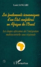 Image for Les fondements economiques d&#39;un etat confederal en Afrique de l&#39;ouest