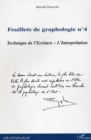 Image for Feuillets de graphologie no. 4.
