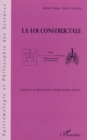 Image for La loi constructale