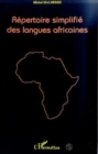 Image for Repertoire simplifie des langues africai.