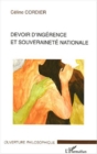 Image for Devoir d&#39;ingerence et souverainete.