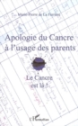 Image for Apologie du cancre a l&#39;usage des parents.