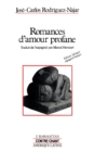 Image for Romances d&#39;amour profane