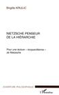 Image for Nietzsche penseur de la hierarchie : Pour une lecture tocquevillienne de Nietzsche: Pour une lecture tocquevillienne de Nietzsche