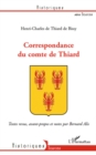 Image for Correspondance du comte de Thiard.