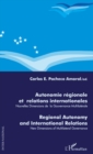 Image for Autonomie regionale et relations interna.