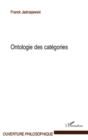 Image for Ontologie des categories.