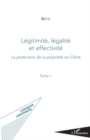 Image for Legitimite, legalite et effectivite (to.