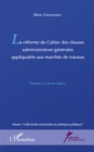 Image for La reforme du cahier des clauses administratives generales a.