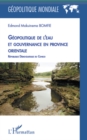 Image for Geopolitique de l&#39;eau et gouvernance en province orientale.