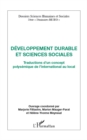 Image for Developpement durable et sciences sociales.