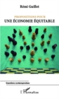 Image for Propositions pour une economieequitable.