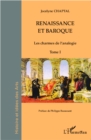 Image for Renaissance et baroque (Tome 1): Les charmes de l&#39;analogie