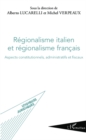 Image for Regionalisme italien et regionalisme francais.