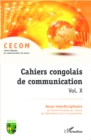 Image for Cahiers congolais de communication (Vol. X)