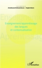 Image for Enseignement/apprentissage des langues et contextualisation