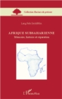 Image for Afrique Subsaharienne: Memoire, histoire et reparation