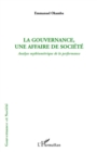 Image for La gouvernance, une affaire de societe - analyse mythiumetri.