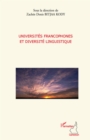 Image for Universites francophones et diversite linguistique.