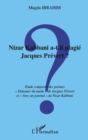 Image for Nizar kabbani a-t-il plagie jacques prevert ? - etude compar.