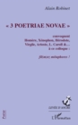 Image for 3 Poetriae Novae - Convoquent Homere, Xenophon, Herodote, Vi
