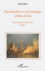 Image for Psychanalyse et psychologie (tome i) - (2008-2010) - interve.