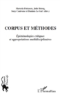 Image for Corpus et methodes - epistemologies critiques et appropriati.