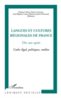 Image for Langues et cultures regionalesde France.