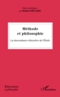 Image for Methode et philosophie : La descendance educative de l&#39;Emile.