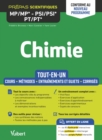 Image for Chimie MP/MP* PSI/PSI*  PT/PT* - Tout-en-un - Conforme a la nouvelle reforme