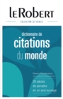 Image for Dictionnaire: Citations Du Monde.  Large Format