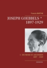 Image for Joseph Goebbels : Partie 1 (1897 - 1929): Jeunesse et ascension