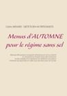 Image for Menus d&#39;automne pour le regime sans sel