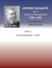 Image for Histoire socialiste de la France contemporaine 1789-1900 : Tome 3 La Convention I 1792