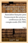 Image for Association Francaise Pour l&#39;Avancement Des Sciences, Conferences de Paris, Compte-Rendu