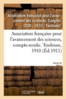 Image for Association Francaise Pour l&#39;Avancement Des Sciences, Compte-Rendu. Toulouse, 1910