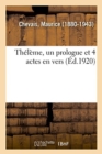 Image for Th?l?me, Un Prologue Et 4 Actes En Vers