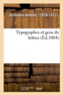 Image for Typographes Et Gens de Lettres