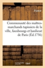 Image for Nouveau Recueil Des Statuts Et R?glemens Du Corps Et Communaut? Des Ma?tres-Marchands