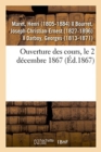 Image for Ouverture Des Cours, Le 2 D?cembre 1867