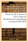 Image for Proces de M. Le Prince Et M. Le Comte de Montmorency-Luxembourg Et Consorts