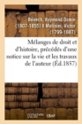 Image for M?langes de Droit Et d&#39;Histoire, Pr?c?d?s d&#39;Une Notice Sur La Vie Et Les Travaux de l&#39;Auteur