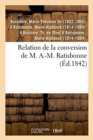 Image for Relation de la Conversion de M. A.-M. Ratisbonne
