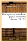 Image for Contingence Et Rationalisme, Pages d&#39;Histoire Et de Doctrine