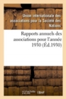 Image for Rapports Annuels Des Associations Pour l&#39;Annee 1930