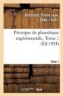 Image for Principes de Phon?tique Exp?rimentale. Tome 1