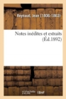 Image for Notes Inedites Et Extraits