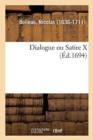 Image for Dialogue Ou Satire X