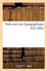 Image for Vade-Mecum Typographique