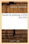 Image for Sonates de Printemps Et d&#39;Ete